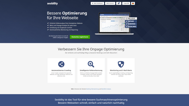 SEO, Optimierung, Webdesign Bern, Seobility