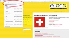 Warnmeldung http Webdesign Bern