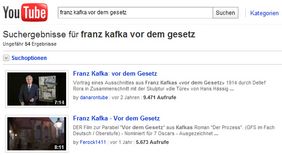 Franz Kafka - Youtube video