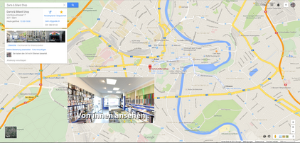 Google Business View Panorama auf Google Maps